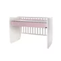 Pat balansoar, Dream, 60x120 cm, transformabil, White Orchid Pink - 7