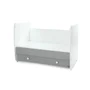 Pat balansoar, Dream, 60x120 cm, transformabil, White Stone Grey - 2