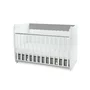 Pat balansoar, Dream, 60x120 cm, transformabil, White Stone Grey - 3