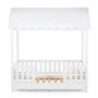 Pat Casuta Childhome cu protectii laterale 70x140 cm Lemn Alb - 3