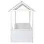 Pat Casuta Childhome cu protectii laterale 70x140 cm Lemn Alb - 4