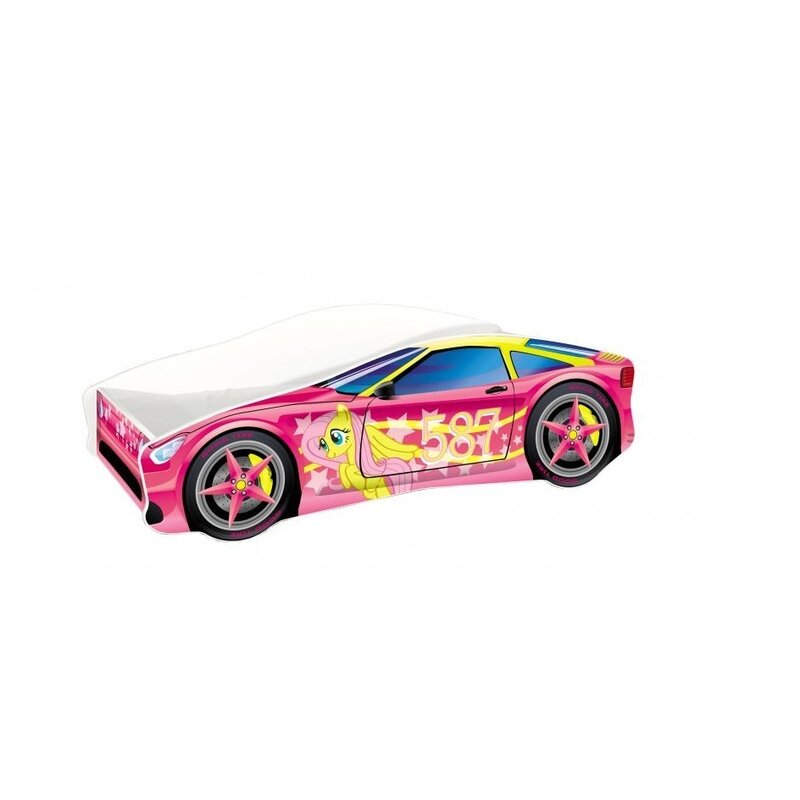 Mykids - pat tineret race car 08 pink , 140x70 cm