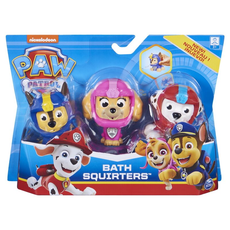 Spin master - set bath squirters , paw patrol