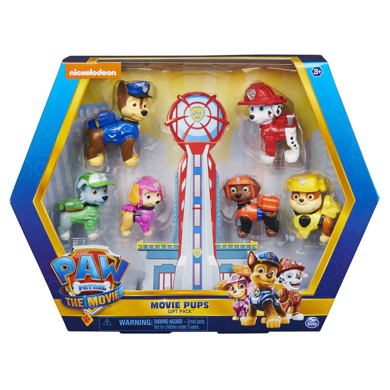 Spin Master - Set figurine , Paw Patrol, 6 piese, Pachet cadou