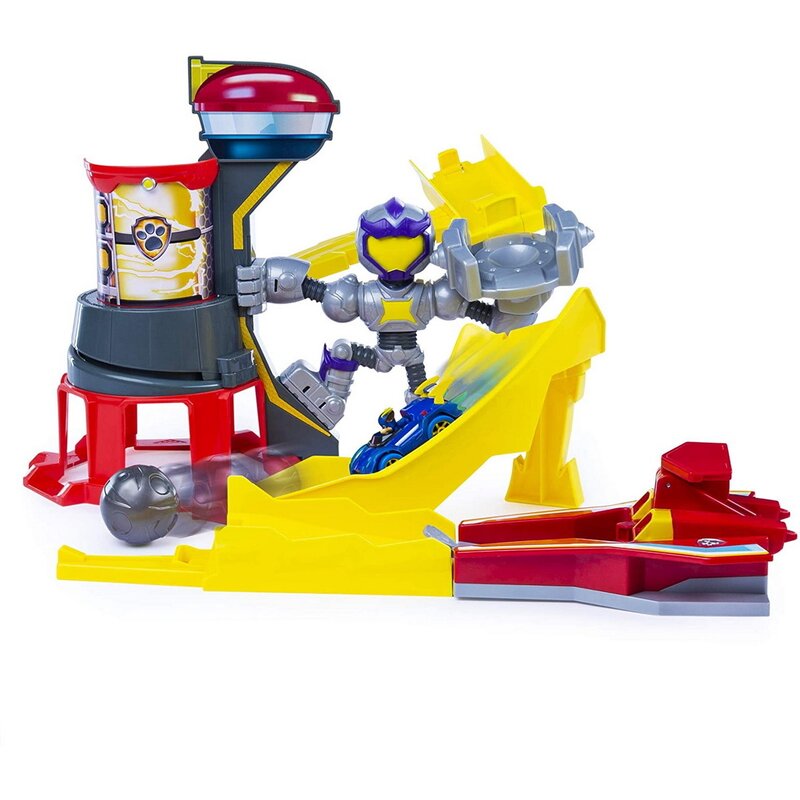 Spin master - Pista de masini Atacul meteoritului , Paw Patrol, Multicolor