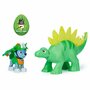 Spin master - Set figurine Rocky , Paw Patrol , Cu dinozaurul Stegosaurus - 2