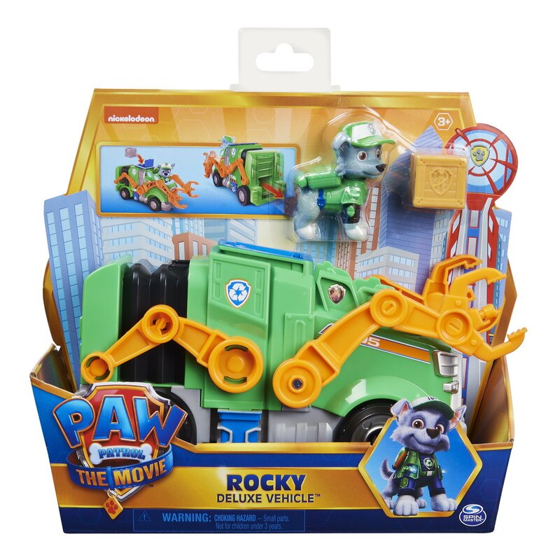 Spin master - patrula catelusilor vehicul deluxe rocky