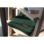 Paturica de bumbac tricotata Sensillo 100x80 cm Verde Inchis - 18