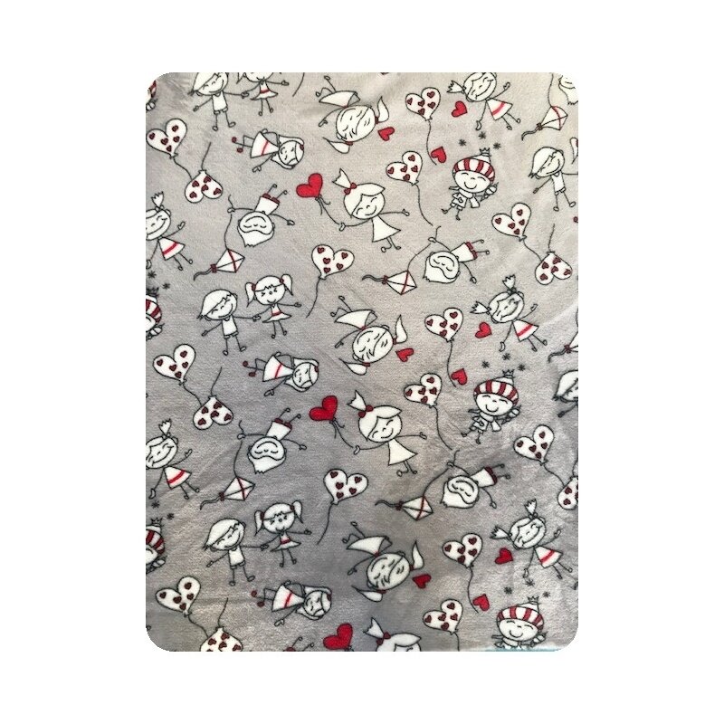 Deseda - paturica din plush cocolino desene pe asfalt