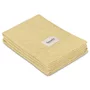 Paturica multifunctionala, Lionelo, Din bambus, Cu proprietati de termoreglare, Antibacteriana, Antifungica, Antialergice, Lavabila la masina de spalat, 100x75 cm, Galben