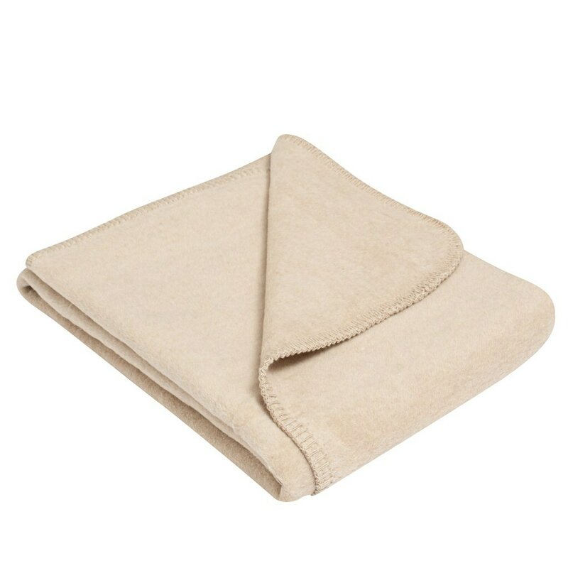 Paturica moale bebe, New Baby, Cu multiple intrebuintari, 75x100 cm, Din bumbac, Beige