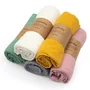 Paturica moale bebe, New Baby, Cu multiple intrebuintari, 60x60 cm, Din muselina, 100% bumbac, Pink - 4