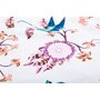 Paturica nou-nascut Sensillo Minky Wrap Retro Birds Pink 80x80 cm - 3