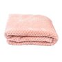 Paturica pentru copii baby fleece roz pudra 90x110 cm - 2