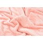 Paturica pentru copii baby fleece roz pudra 90x110 cm - 3