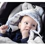 Babysteps - Paturica universala pentru scoica auto Bumbac   Catifea     Eucalipt Mint - 7