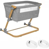 Patut 3 in 1 co-sleeping Skiddou Natt, Normandic Wood, Wood-gri