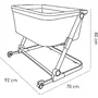 Patut 3 in 1 co-sleeping Skiddou Natt, Normandic Wood, Wood-gri - 5