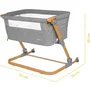 Patut 3 in 1 co-sleeping Skiddou Natt, Normandic Wood, Wood-gri - 12