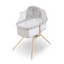 Patut balansoar, Lionelo, Malin Evo, 3 in 1, Pliabil, 0-9 kg, Geanta Transport, Asamblare Rapida, Ultra-Usor, Conform cu standardele europeane de securitate EN1130 si EN16890, Bej - 1