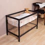 Patut Childhome Cot 97 Fag 60x120 cm, Natural Negru - 4