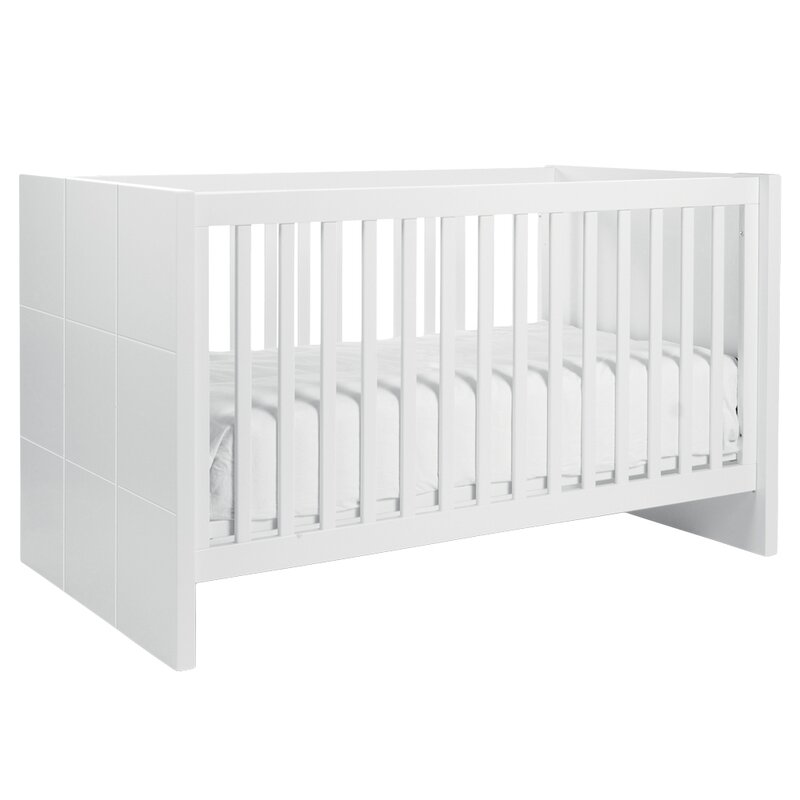 Patut Childhome Quadro White 70x140 cm, MDF Alb