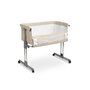 Patut co-sleeper, Caretero, Sleep2gether, Pana la 9 kg, Cu sistem de leganare, Cu setare unghiulara, Reglabil in 7 pozitii pe inaltime, Conform cu EN1130, 0-6 luni, Bej