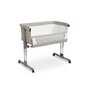 Patut co-sleeper, Caretero, Sleep2gether, Pana la 9 kg, Cu sistem de leganare, Cu setare unghiulara, Reglabil in 7 pozitii pe inaltime, Conform cu EN1130, 0-6 luni, Gri deschis - 2