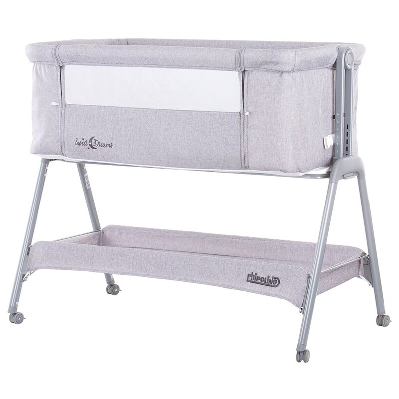 Chipolino - patut co-sleeper sweet dreams grey