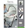 Patut co-sleeper, Ingenuity, Carrington, Pliabil, Cu husa detasabila si lavabila, 0 luni+, Gri - 13