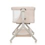 Patut co-sleeper, Lionelo, Leonie Plus, Pliabil, Cu sistem de leganare, Cu setare unghiulara, Reglabil in 6 pozitii pe inaltime, Conform cu standardele europeane de securitate EN1130 si EN16890, Bej - 15