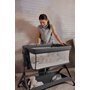 Patut co-sleeper, Lionelo, Leonie Plus, Pliabil, Cu sistem de leganare, Cu setare unghiulara, Reglabil in 6 pozitii pe inaltime, Conform cu standardele europeane de securitate EN1130 si EN16890, Bej - 43
