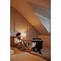 Patut co-sleeper, Lionelo, Leonie Plus, Pliabil, Cu sistem de leganare, Cu setare unghiulara, Reglabil in 6 pozitii pe inaltime, Conform cu standardele europeane de securitate EN1130 si EN16890, Bej - 48