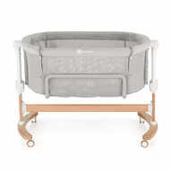 Patut co-sleeper, Petite&Mars, Glory, 2 in 1, Cu leganare, Cu ajustare pe inaltime in 5 pozitii, Cu saltea, Pliabil, Geanta de transport inclusa,0 luni+, Greutate suportata: 9 kg, Bej