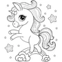 Patut copii din lemn Hubners Calisto Unicorn 120x60 cm maro cu sertar - 2