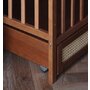 Woodies safe dreams - Patut cu sertar independent din lemn pentru bebe. inaltime saltea reglabila. Boho vintage 120 60 cm - 7