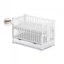 Patut cu sertar VESSANTI SOPHIE - Alb + Saltea Cocos 10 cm - 1