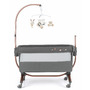 Patut cu leganare, Cullami, co-sleeper 2 in 1, Cu laterala culisanta, Cu setare unghiulara, Cu roti, Reglabil in 8 pozitii pe inaltime, Gold - 2