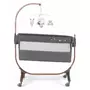 Patut cu leganare, Cullami, co-sleeper 2 in 1, Cu laterala culisanta, Cu setare unghiulara, Cu roti, Reglabil in 8 pozitii pe inaltime, Gold - 4