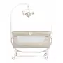 Patut cu leganare, Cullami, co-sleeper 2 in 1, Cu laterala culisanta, Cu setare unghiulara, Cu roti, Reglabil in 8 pozitii pe inaltime, Gri - 4