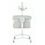 Patut cu leganare, Cullami, co-sleeper 2 in 1, Cu laterala culisanta, Cu setare unghiulara, Cu roti, Reglabil in 8 pozitii pe inaltime, Gri - 6