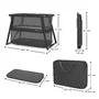 PATUT DE CALATORIE KINDERKRAFT SOFI PLUS, 4 IN 1, GREY - 7