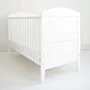 Patut din lemn masiv, transformabil pentru bebe si junior, Hampton + Saltea Cocos 140 x 70 cm - 1