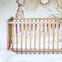 Woodies safe dreams - Patut din lemn pentru bebe. inaltime saltea reglabila. Stardust Craft vintage 120 60 cm - 2