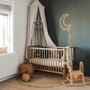 Woodies safe dreams - Patut din lemn pentru bebe. inaltime saltea reglabila. Stardust Craft vintage 120 60 cm - 8
