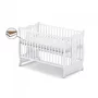 Patut fara sertar VESSANTI SOPHIE - Alb + Saltea Cocos 12 cm - 1