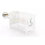 Patut fara sertar VESSANTI Zuza Alb + Saltea Cocos 8 cm - 1