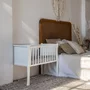Patut mic, co-sleeping din lemn, Noble Alb 90 x 40 cm - 4