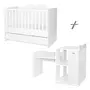Patut modular multifunctional, 5 confirgurari diferite, 190 x 72 cm, Multi, White - 2
