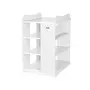 Patut modular multifunctional, 5 confirgurari diferite, 190 x 72 cm, Multi, White - 15